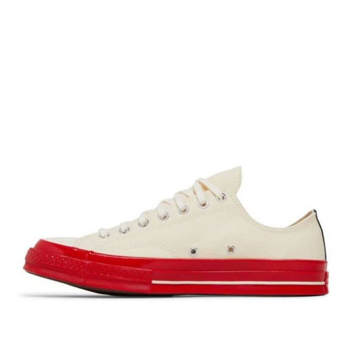 Converse Chuck 70 Low x CDG White Red