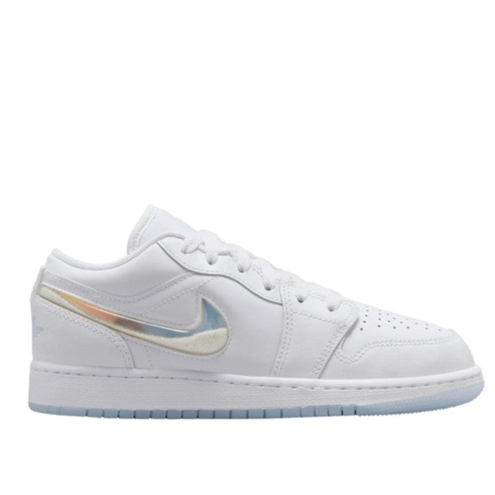 Air Jordan 1 Low Glitter Swoosh GS