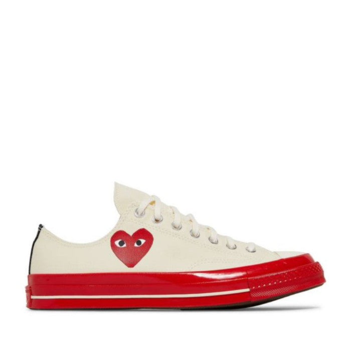 Converse Chuck 70 Low x CDG White Red