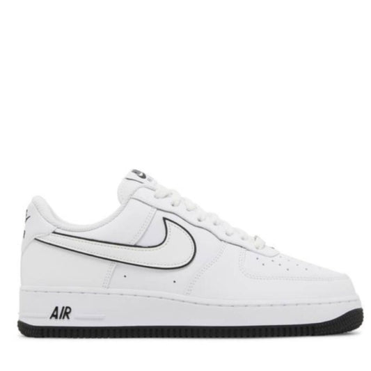 Air Force 1 White Black Outline